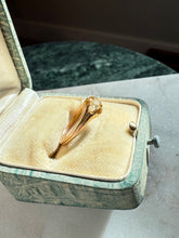 Load image into Gallery viewer, Antique Belcher Old Cut Diamond 14k Gold Ring Size 8

