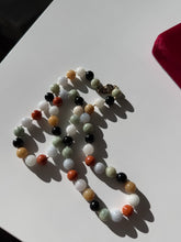 Load image into Gallery viewer, Vintage Jade Bead &amp; 14k Gold Necklace 21”
