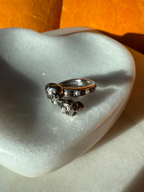 Alexander McQueen Skull Ring Size 6.5
