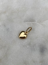 Load image into Gallery viewer, Mini Heart Vintage 14k Gold Charm
