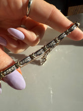 Load image into Gallery viewer, Vintage Two-Toned 10k Gold 1.25ctw Diamond Tennis Bracelet
