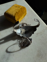 Load image into Gallery viewer, Vintage Mother of Pearl Sterling Silver Hand Chain Bracelet
