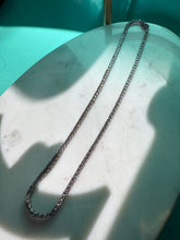 Load image into Gallery viewer, CZ Sterling Silver Tennis Chain Necklace 18”
