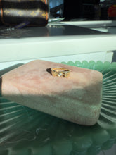 Load image into Gallery viewer, ‘KB’ Vintage Solid 14k Yellow Gold Diamond Ring Size 7
