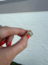 Load image into Gallery viewer, Gold Bearing Quartz 14k Gold Ring Size 7.75
