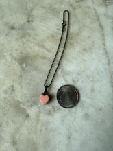 Load image into Gallery viewer, Pink Heart Sterling Silver Ankle Bracelet

