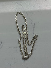 Load image into Gallery viewer, Italian Sterling Biker Chain 20”
