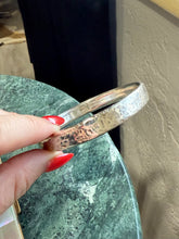 Load image into Gallery viewer, Mexico Vintage Hammered Sterling Silver Bangle Bracelet
