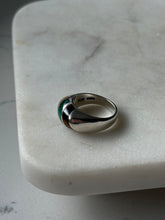 Load image into Gallery viewer, Vintage Tigers Eye &amp; Malachite Sterling Silver Ring Size 8.25
