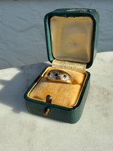 Load image into Gallery viewer, Antique 9k Gold Gypsy Trilogy Ring Size 6
