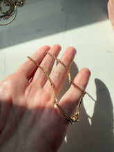 Load image into Gallery viewer, Antique 1/20 12k Gold Filled Watch Chain Choker Necklace 13.25”
