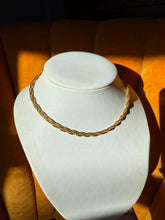 Load image into Gallery viewer, Rope Chain Gold Vermeil Necklace 16”
