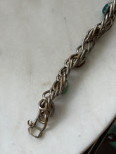 Load image into Gallery viewer, Vintage Scarab Beetle Bracelet 7.25”
