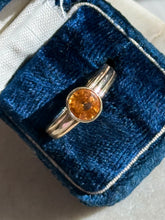 Load image into Gallery viewer, Vintage Spessartine Garnet 14k Gold Ring Size 8
