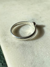 Load image into Gallery viewer, Amethyst Cabochon Sterling Silver Ring Size 8.25
