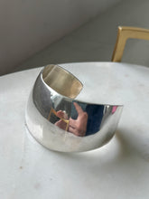Load image into Gallery viewer, Vintage Solid Sterling Silver Thick Width Cuff Bracelet
