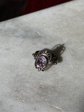 Load image into Gallery viewer, Amethyst Sterling Silver Ring Size 5.5
