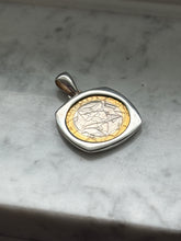 Load image into Gallery viewer, Milor 1000 Italian Lire Coin set in Sterling Silver

