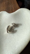 Load image into Gallery viewer, Vintage Sterling Silver CZ Anchor Pendant
