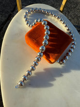 Load image into Gallery viewer, Chunky Ball Bead Sterling Silver Necklace 17”
