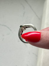 Load image into Gallery viewer, Pink Quartz &amp; Peridot Sterling Silver Ring Size 6
