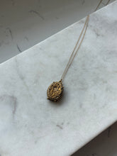 Load image into Gallery viewer, Vintage Perfume Locket Necklace 18”
