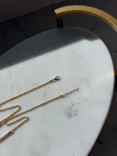 Load image into Gallery viewer, Italian Vintage 14k Yellow Gold 2.0ctw Natural Diamond &amp; Emerald Necklace
