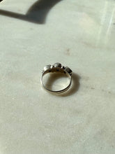 Load image into Gallery viewer, Peridot &amp; Moonstone Sterling Silver Ring Size 6.75
