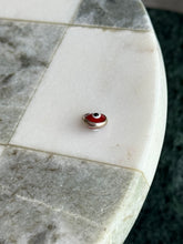 Load image into Gallery viewer, Red Evil Eye Sterling Silver Charm
