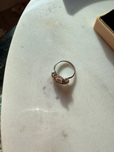 Load image into Gallery viewer, Paste Stone Sterling Silver Ring Size 5.75
