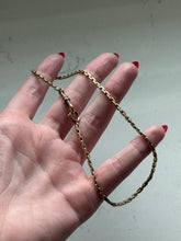Load image into Gallery viewer, Krementz Midcentury 1/20 12k Gold Fill Watch Chain Choker Necklace 13.5”
