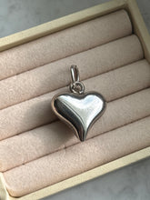 Load image into Gallery viewer, Vintage Sterling Silver Heart Pendant
