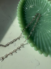 Load image into Gallery viewer, Milor Italy Heart Link Sterling Silver Necklace 16”
