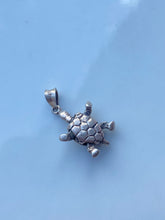 Load image into Gallery viewer, Articulated Turtle Sterling Pendant
