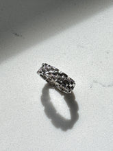 Load image into Gallery viewer, Iced Panther Link Sterling Ring Size 6
