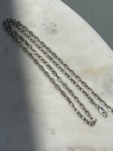 Load image into Gallery viewer, Sterling Silver Mariner Link Chain 25.75”
