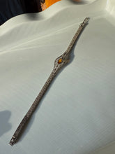 Load image into Gallery viewer, Art Deco Sterling Filigree Bracelet 7.25”
