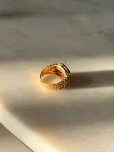 Load image into Gallery viewer, Vintage Natural Diamond Square 14k Gold Ring Size 4.75
