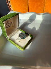 Load image into Gallery viewer, Mexico Cancer Turquoise Sterling Ring Size 10.25
