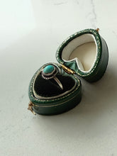 Load image into Gallery viewer, Vintage Turquoise Sterling Silver Ring Size 5.75
