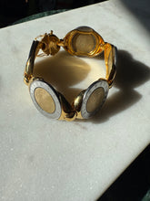 Load image into Gallery viewer, Chunky Gold Plated Coin Bracelet 7.5”
