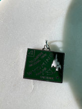 Load image into Gallery viewer, Vintage Wyoming Yellowstone National Park Enamel Sterling Silver Charm
