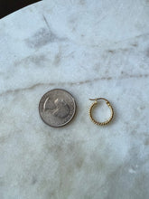 Load image into Gallery viewer, Mini Gold Vermeil Hoops
