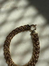 Load image into Gallery viewer, Gold Vermeil Sailor Hook Clasp Bracelet 8”
