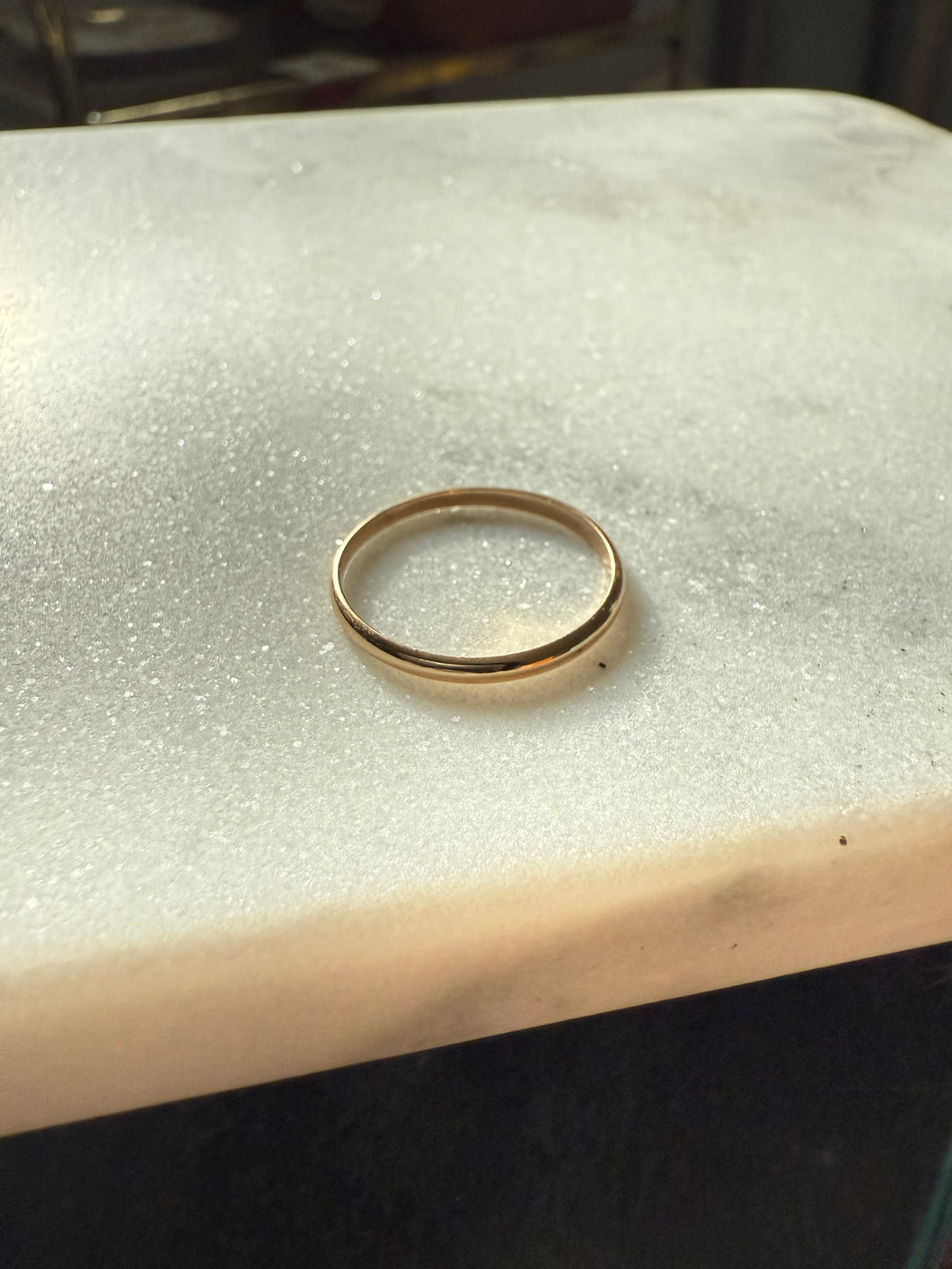 Dainty 14k Yellow Gold Ring Size 6.75