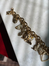 Load image into Gallery viewer, Kirks Folly Cat Charm Bracelet
