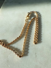 Load image into Gallery viewer, Forstner 10k Gold Watch Chain Choker Necklace 13.75”
