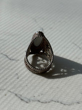 Load image into Gallery viewer, Russian Porcelain Painted Enamel Sterling Ring Size 5.75
