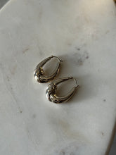 Load image into Gallery viewer, Vintage Sterling Silver Hoops
