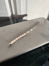Load image into Gallery viewer, Italian Sterling Silver Heart Link Bracelet 7”
